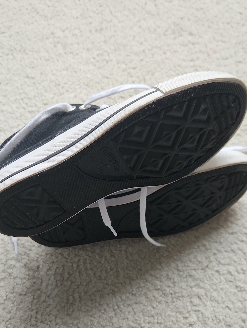 Converse Mid Black Chucks SZ 6 - Picture 3 of 3